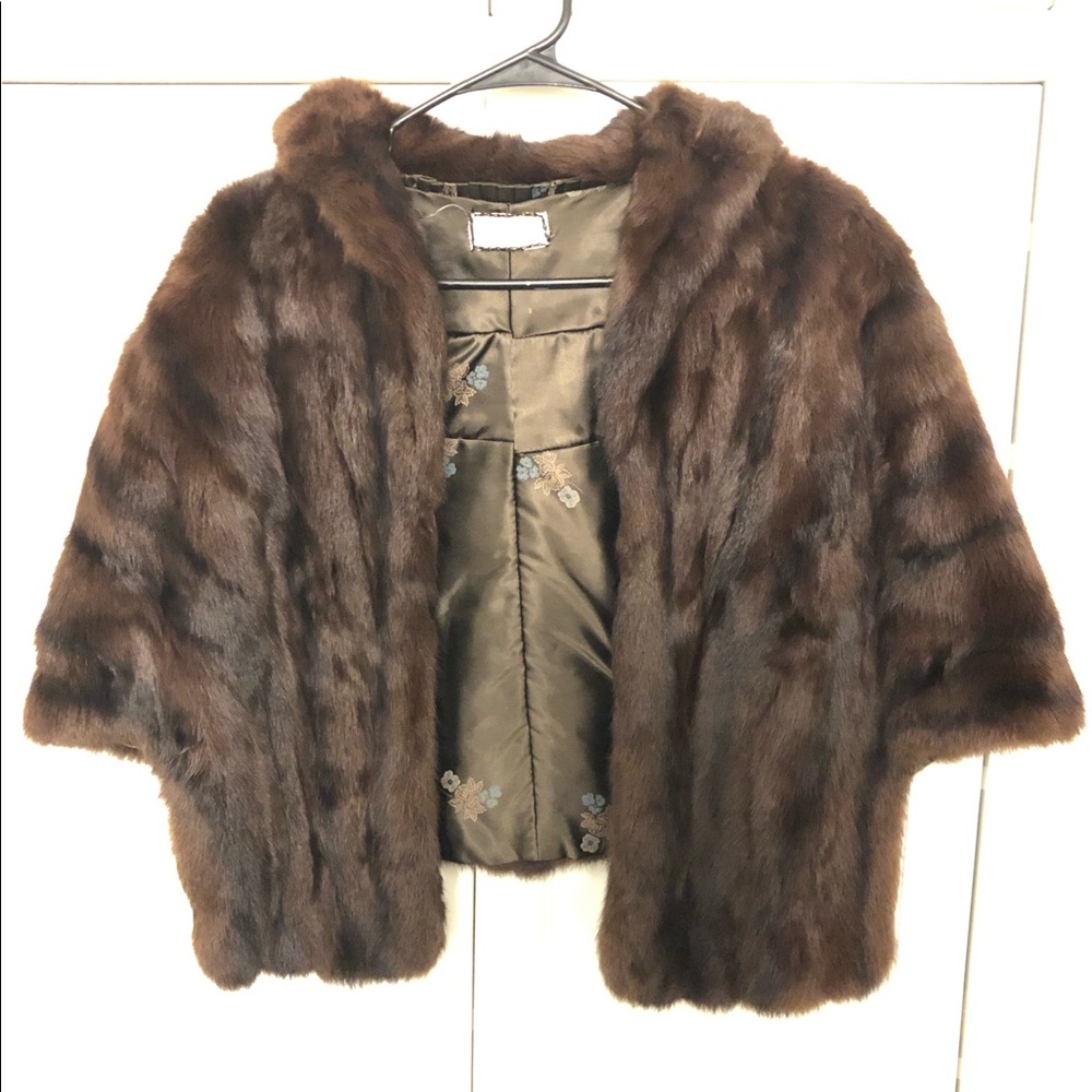 Mink Fur Shawl